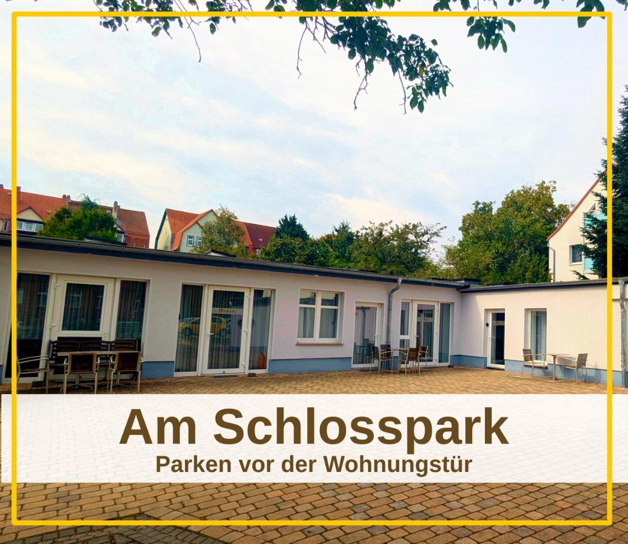Fewo Urban Gotha-Apartment Ekhof- Am Schlosspark- Parken An Der Der Tuer- Barrierefrei, 900 Meter Zum Bahnhof - Wallbox Exterior foto